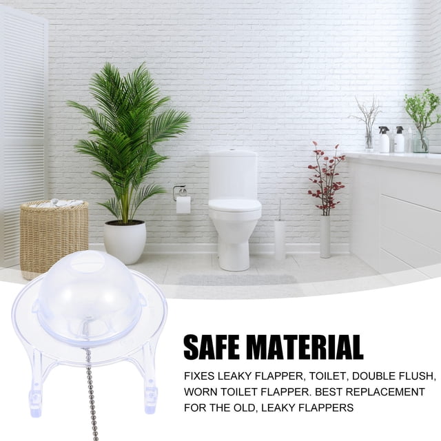 unbranded Válvula De Descarga Para Inodoro Con Flapper Transparente Y Duradero PVC