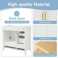 thumbnail image 6 of DTTRA 36" Freestanding Bathroom Vanity with Resin Sink, 2 Doors and 4 Drawers, Black, 6 of 8