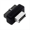 thumbnail image 1 of Adaptador de Panel Frontal USB USB3.0 de 19 Pines/20 Pines una Adaptador Hembra Tipo e Conector Vertical Interno para Placa Base de Computadora, 1 of 5