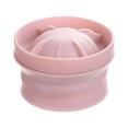 thumbnail image 1 of Rebanador de limón portátil, exprimidor giratorio de múltiples frutas y verduras (rosa), 1 ud., 1 of 2