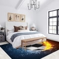 thumbnail image 4 of Sports Soccer Area Rugs, Football Gamer Carpet, Washable Non Slip Low Pile Soft Rug for Bedroom Living Room Decor Mat 5ftx7ft, 4 of 8