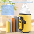 thumbnail image 5 of Portable Baby Bottle Warmer, Premium PU USB Bottle Warmer Heater with 18W Quick Charge, Wide Application Suitable for Home, Outing, Family Travel, Yellow, 5 of 7