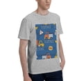 thumbnail image 2 of Bingfone Construction Vehicles Men'S Loose Fit Short-Sleeve Pocket T-Shirt, 2 of 7