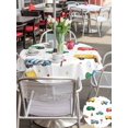 thumbnail image 5 of Outdoor Tablecloth with Umbrella Hole for Patio/Picnic/Party/Camping, Cartoon Truck Waterproof Table Cloth Round Cover Washable, Funny Cute Colorful Car Tree Polka Dot (Dia 60"), 5 of 8