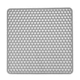 thumbnail image 1 of Alfombrillas protectoras de silicona para fregadero, alfombrilla para secar platos, protector de encimera, para utensilios de cocina y platos (gris), 1 of 3