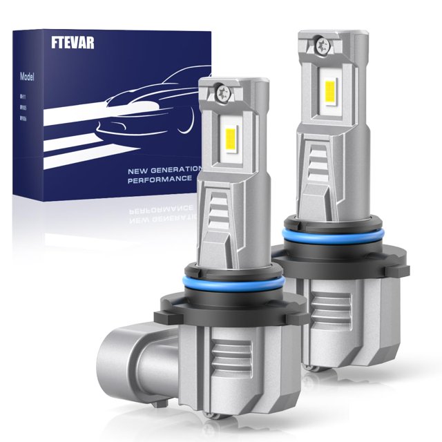 Bombillas para vehículos FTEVAR 9005 superbrillantes sin ventilador, paquete de 2
