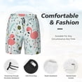 thumbnail image 5 of Daiia Cute Flamingo Mens Swim Trunks Swim Shorts Quick Dry Swim Shorts with Mesh Lining Pockets-XX-Large, 5 of 9
