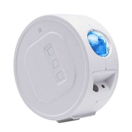 

13 Colors Ocean Waving Light Stars Sky Projector LED Nebula Cloud Night Light 360 Degree Rotation Night Light Lamp for Children White