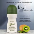 thumbnail image 3 of Zermat Desodorante Kiwi perfumado 24 horas paquete 10 piezas Roll On, 3 of 3