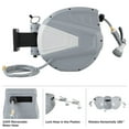 thumbnail image 5 of Pure Garden 100 FT Retractable Hose with Wall Reel and 9 Nozzle Patterns, 5 of 8