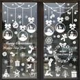 thumbnail image 5 of RV Juego de 12 piezas Colgante de Navidad Muñeco de nieve Copo de nieve Etiqueta de vidrio para ventana Sailing Electrónica, 5 of 5