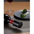 thumbnail image 4 of Sellador de champán de plástico, tapón de botella para sellar botellas de champán grandes (negro), 4 of 4