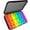 Rainbow, variant on Weekly Pill Organizer 3 Times a Day, Travel Pill Box Case 7 Day, Large Medication Container for Daily Vitamin and Medicine, with Portable Compartments