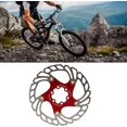 thumbnail image 3 of Bicycle Floating Disc Brake Rotor Great Heat Dissipation 6 Aluminum Alloy Stainless Steel Road Bike Disc Brake Rotor For Cycling (160mm), 3 of 5
