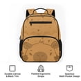 thumbnail image 6 of Jeiento Cute Capybara Toddler Backpack for 2-6 Year Old Kids, 13.5 Inch Preschool Bag for Boys & Girls, Lightweight School Backpack with Pockets, 6 of 7