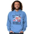 thumbnail image 5 of Dont Burst My Dubble Bubble 80s Candy Hoodie Sweatshirt Women Men Brisco Brands M, 5 of 6