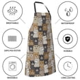 thumbnail image 5 of Naloa Cartoon Bear Apron Kitchen Aprons with Pockets for Women Men Chef, 5 of 8