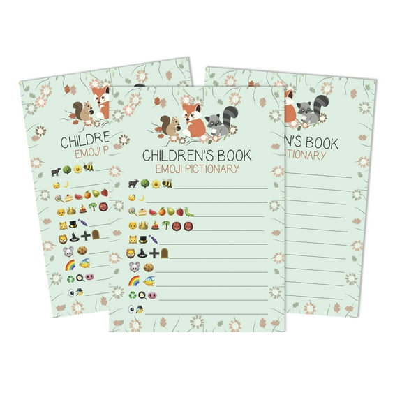 Inkdotpot 50 Find The Guest Baby Shower Game Party Supply-Icebreaker Party Game Animals Gender Neutral Boy Or Girl