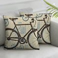 Plloopoed Canvas Throw Pillow Cover Shell for Couch Sofa Home