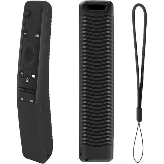 TOKERSE Silicone Cover Case Compatible with Samsung Smart TV BN59 Series Remote Control - Black