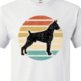 thumbnail image 4 of Inktastic Boxer Dog Vintage Silhouette T-Shirt, 4 of 5