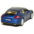 thumbnail image 3 of Kinsmart 5" Porsche Panamera S diecast model toy 1:40 scale car sedan Blue, 3 of 4