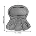 thumbnail image 3 of Bathtub Pillow for Head Neck Back Support Fast Drying Soft Mesh Fabric with 6 Non Suction Cups Spa Bath Accessories for Relaxation Comfort, 3 of 4