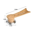 thumbnail image 2 of Removable Pan Lid Handle Vertical Pot Cover Handle Bakelite Kitchen Tool M Wood Grain, 2 of 9