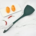 thumbnail image 5 of Tunhigl Non-Stick Spatula for Cooking - Flexible, Ergonomic Kitchen Spatula for Stir Fry, Baking & More - Durable Stainless Steel Handle, Dishwasher Safe Army Green, 5 of 7
