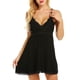 thumbnail image 2 of Lencería sexy de encaje para mujer, pijama transparente, camisón, vestido con tirantes, traje de talla grande, 2 of 5