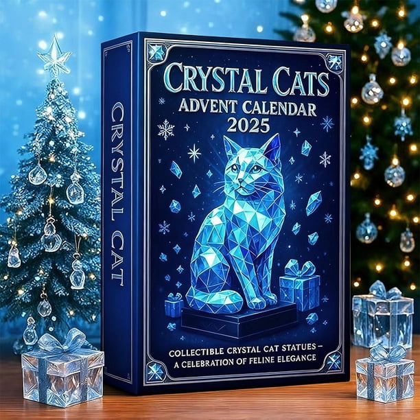 Calendrier de l'Avent personnalisé Noël chats, calendrier animal 3D 2025, calendrier pour les amoureux des chats, chat, calendrier de l'avent chaton, calendrier sans chocolat - France