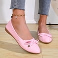 thumbnail image 2 of Loafers for Women, Plus Size Soft Sole with Bows, Trendy Comfortable Flat Shoes for Spring Summer, 2 of 9