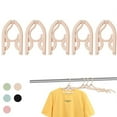 thumbnail image 2 of 5Pcs Travel Foldable Hangers Update Portable Plastic Hanger Travel Accessories Must Haves Clothes Drying Rack Folding Hanger For Traveling Camping Flying RV Cruise Suitcase, 2 of 7