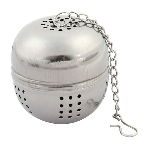 Stainless Steel Leaf Tea Spice Perfume Infuser Teakettle Strainer Ball 4.5cm Dia