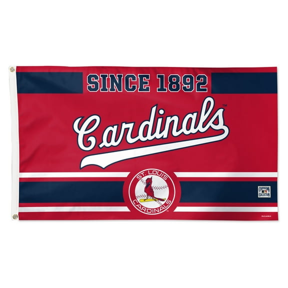 WinCraft St. Louis Cardinals 3' x 5' Single-Sided Franchise Establishment Deluxe Flag