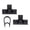 Black, variant on Threaded Keycaps Translucent WASD and Arrows Keys Keycap Enhances Functionality for Gaming and Keyboards Use