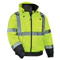 thumbnail image 1 of Chaqueta Ergodyne 3 en 1 de alta visibilidad para invierno, color lima, XXL, adulto, 1 of 7