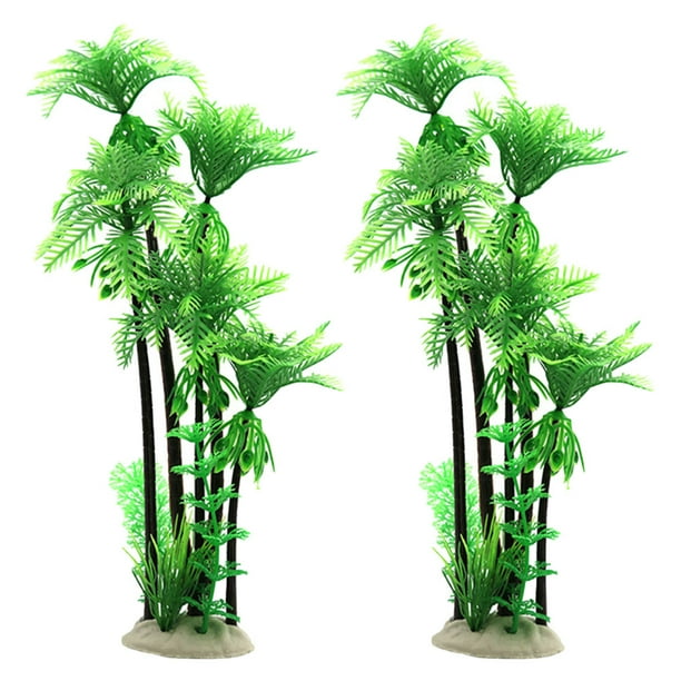 2 cocos de plástico para acuario, resistentes al desgaste, decorativos, artificiales.