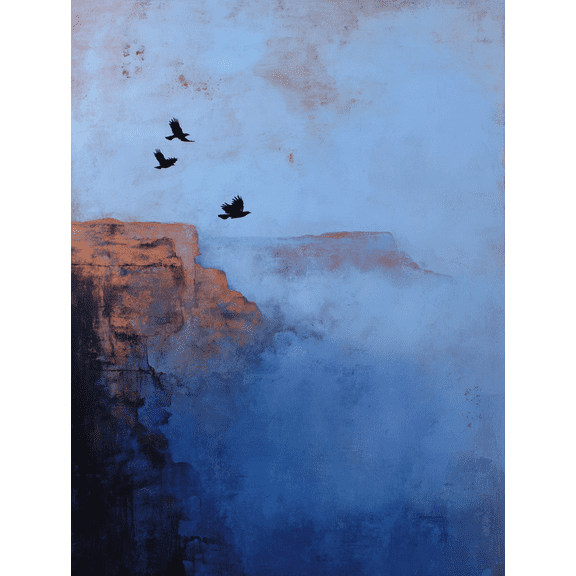 Flying Bird Over Water Canvas Painting Wall Art Home Decor for Living Room Bedroom Office Guest Room