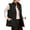 Black, variant on Winter Vest for Women Zip Up Sleeveless Jacket Padded Gilet Bodywarmer Stand Collar Waistcoat Quilted Vest with Pockets Casual Gilet Lightweight Coat for Athletics Outdoor Sport XL