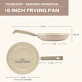 thumbnail image 2 of Farberware TrueCook 10in Ceramic Frying Pan, Dishwasher and Oven Safe, Taupe, 2 of 15