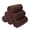 Chocolate Brown-Pack of 6 - 50 x 60 inch, variant on Fleece Throw Blankets Dark Green Pack of 6 - 50 x 60 inch Multi-Use