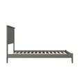 thumbnail image 2 of AFI Nantucket Full Low Profile Wood Platform Bed Frame with Cottage Headboard, Grey, 2 of 9