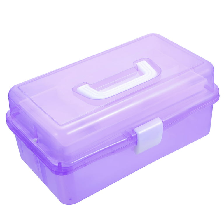 Double layer Tool Storage Box With Grids Handles Plastic - Temu