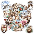 thumbnail image 6 of 35pcs Adorable Otter Stickers Playful Animals PVC Stickers for Notebooks Luggage Laptops, 6 of 9