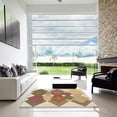 thumbnail image 7 of Ahgly Company Machine Washable Indoor Round Transitional Light Brown Area Rugs, 4' Round, 7 of 7