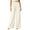 Beige, variant on Olyvenn Women's Solid Color Loose Casual Pants, Elastic Waist, Long Trousers with Pockets Beige S