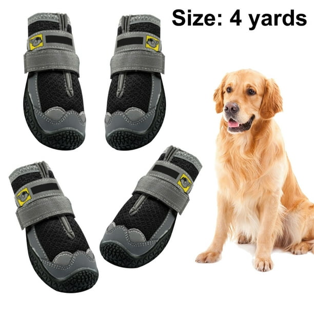 Botas impermeables para perros con velcro reflectante, suela antideslizante resistente y antideslizante para exteriores, para perros medianos a grandes Xemadio 2034969-9