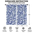 thumbnail image 2 of Blackout Kids Curtains,Boho Bohemia Flower Childrens Insulated Curtains Set Of 2,Bedroom Essentials,Toddler Room Decor 42"x84"(106x213cm), 2 of 4