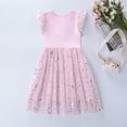 thumbnail image 2 of Bellafa Toddler Girl Tulle Dress Summer Ruffle Sleeveless Baby Girl Casual Dresses 3-8Y Princess Tutu Sundress, 2 of 7